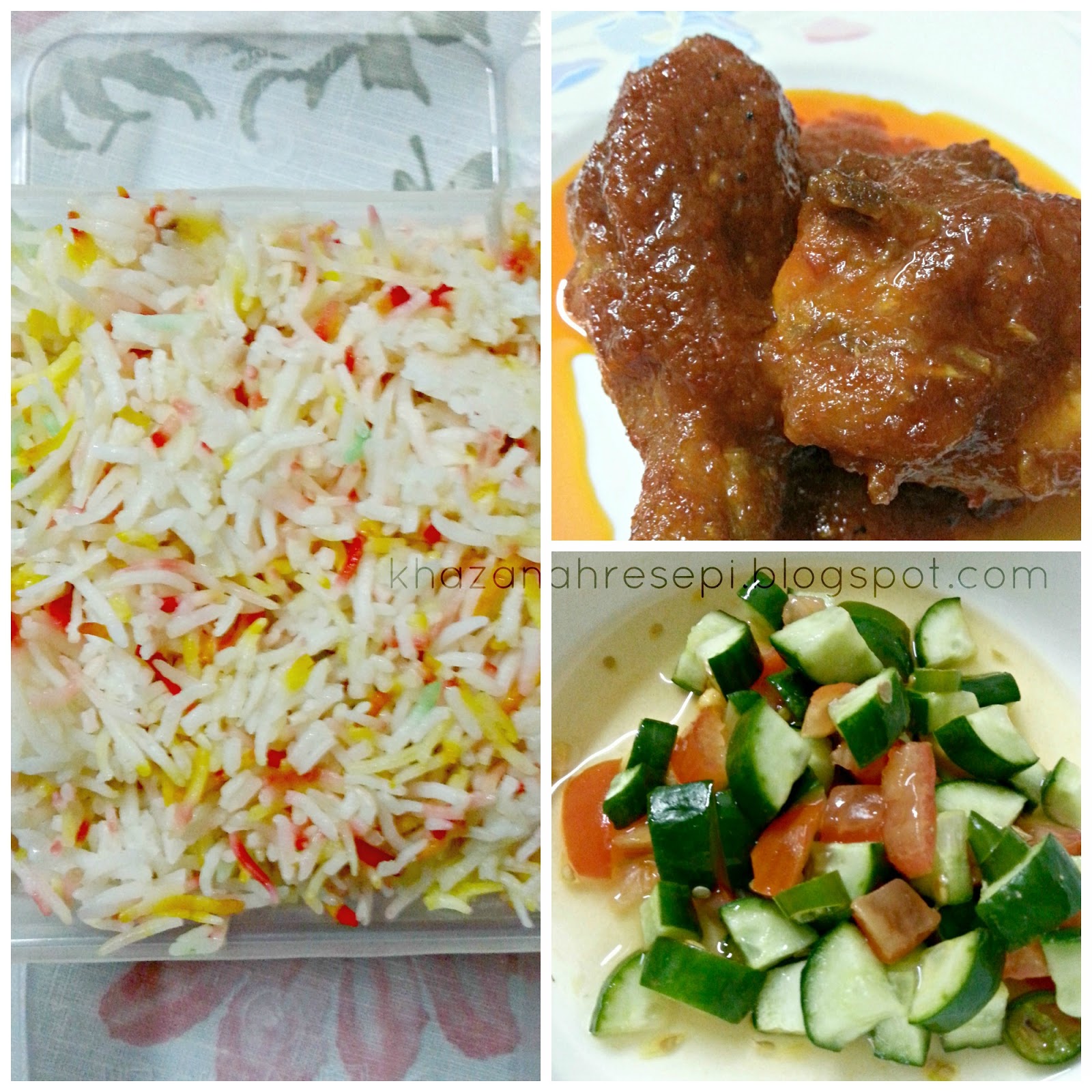 NASI HUJAN PANAS  RESEPI NASI AYAM HAINAN PENYET MADU SHEILA RUSLY