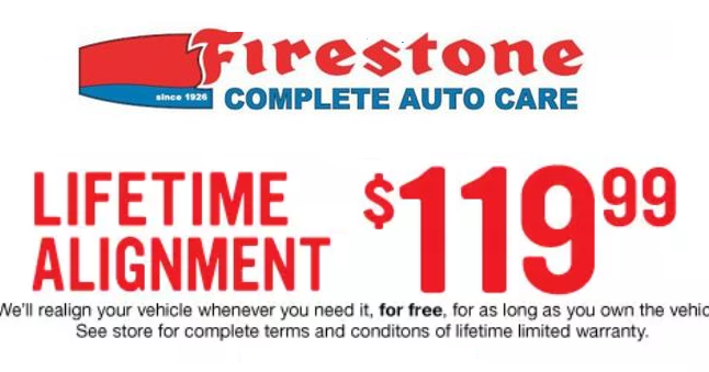 Firestone Lifetime Alignment Coupon 99 - Exclusive Online Deals - wide 1