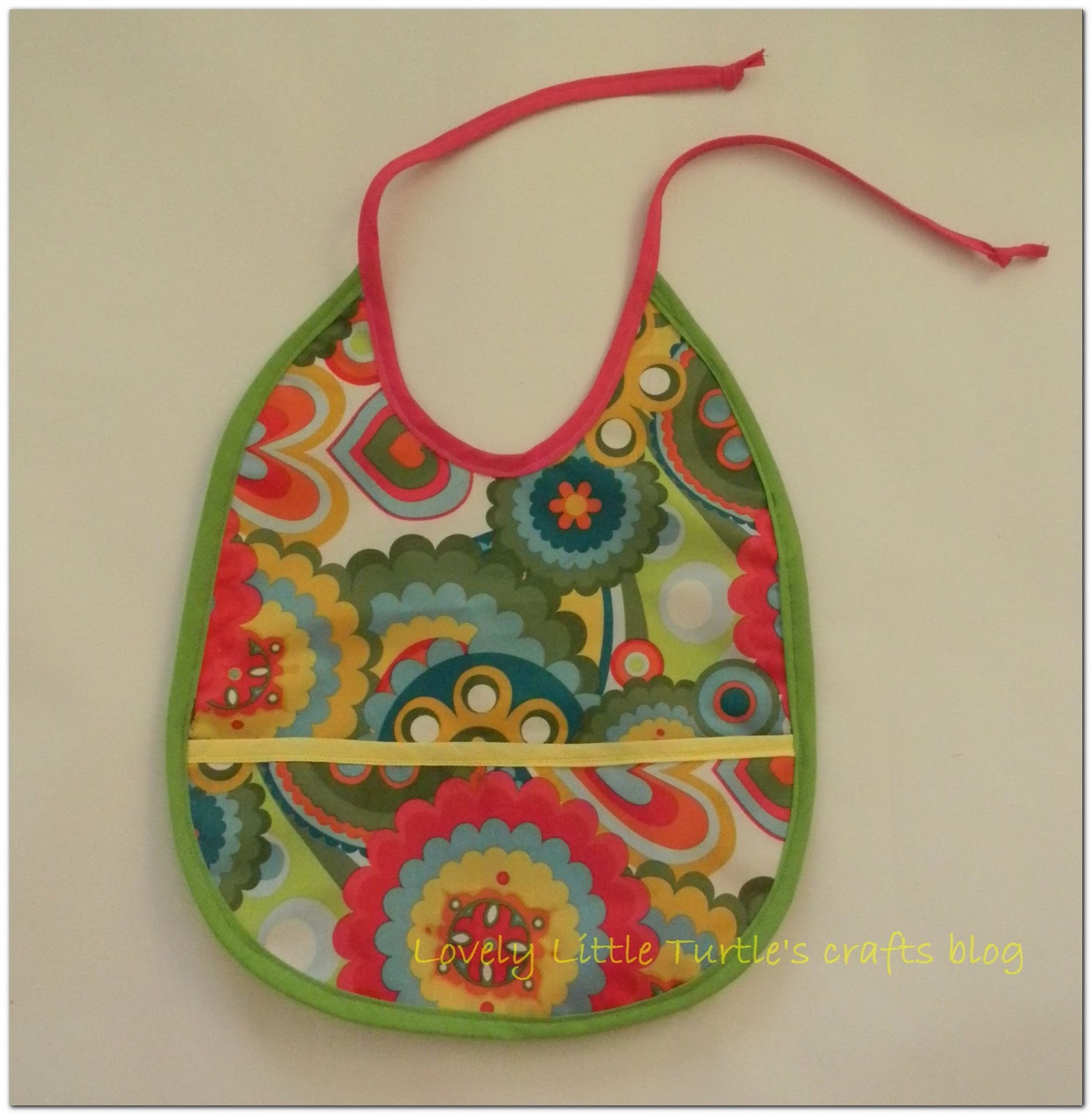 Baby bib with pocket Clearance