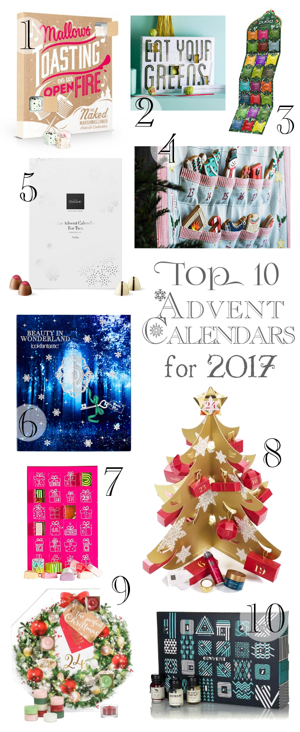 10 Best Advent Calendars for 2017 A Blackbird's Epiphany UK Women's