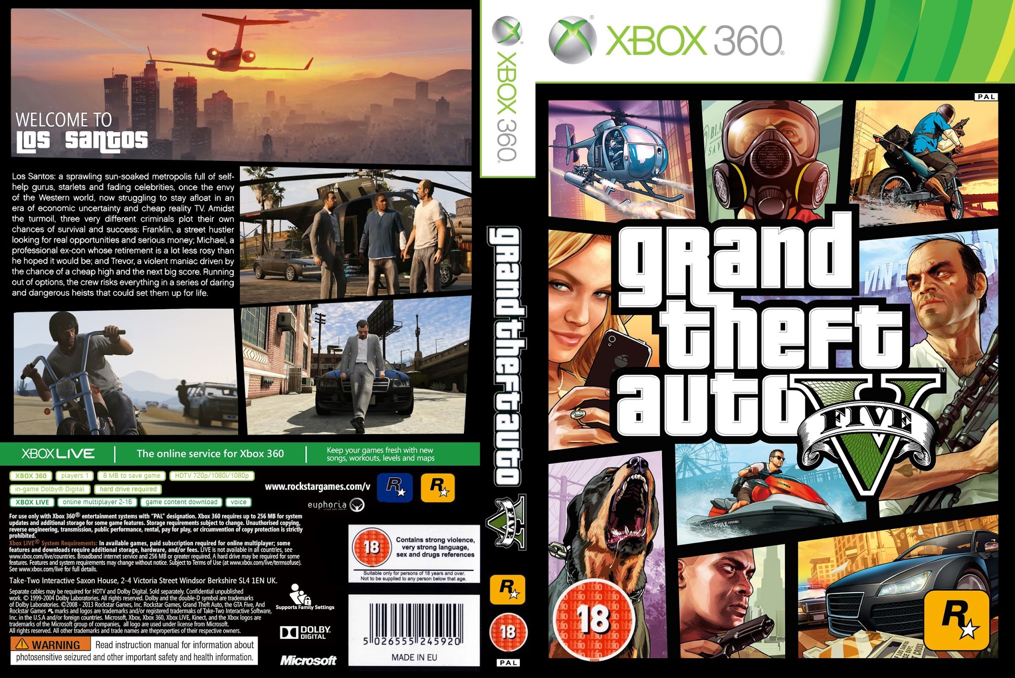 Grand Theft Auto V Xbox 360