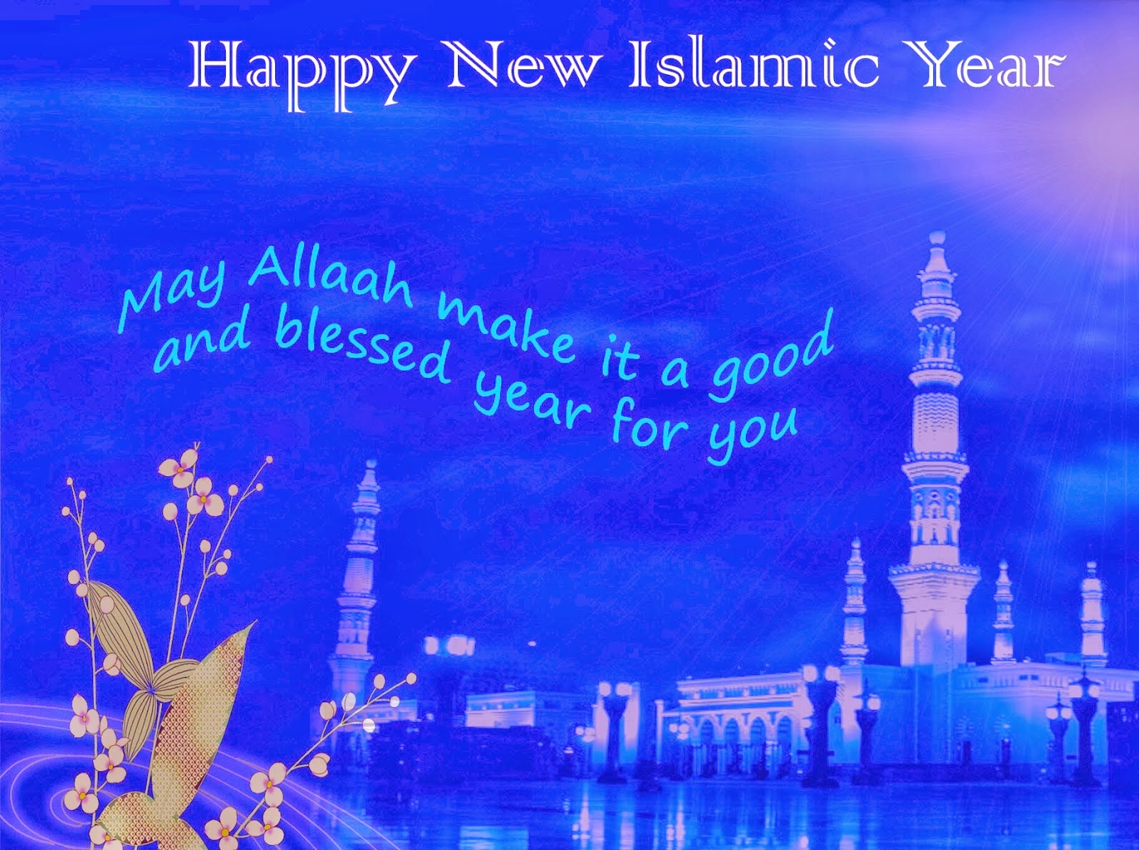 Gambar Ucapan Selamat Tahun Hijriah 1436H Happy Islamic New Year 2014 