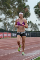 jogging muscular legs