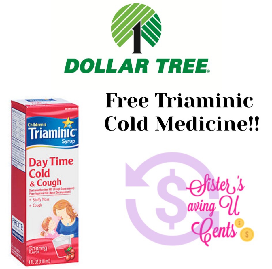 Free Triaminic Cold Medicine At Dollar Tree!!