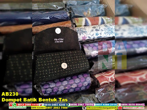 jual Dompet Batik Bentuk Tas