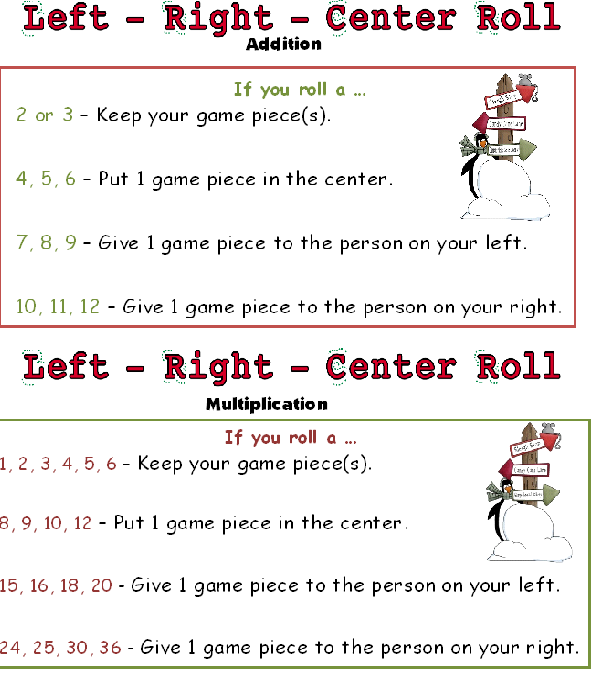 Teacher's TakeOut LRC Addition/Multiplication