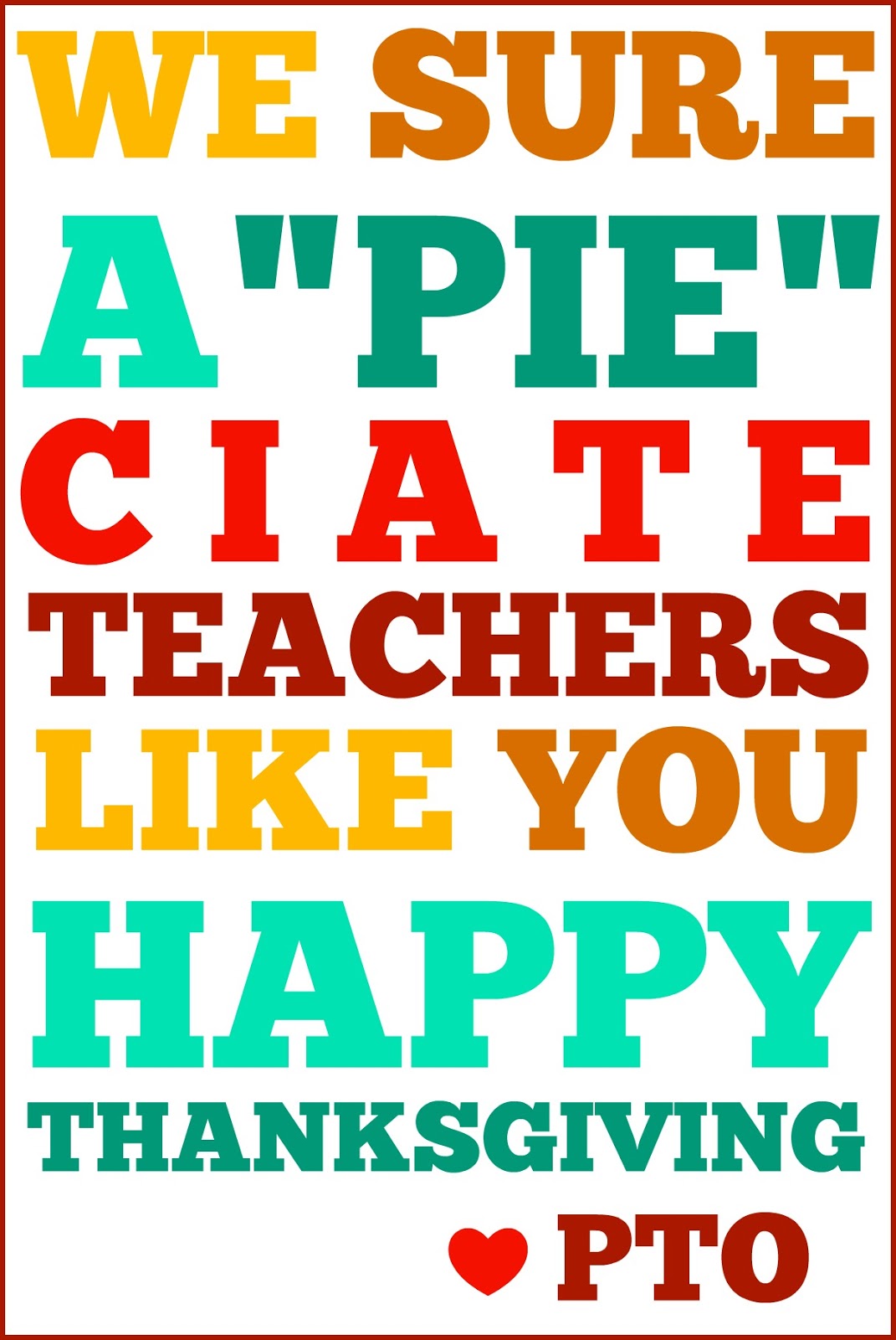 Larissa Another Day Thanksgiving Teacher Appreciation Mini Pies Thank