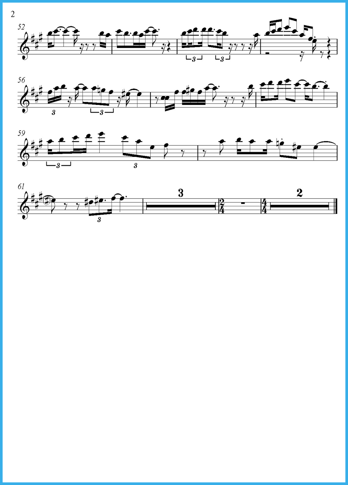 Partitura de el tema "Hello" de Lionel Richie para saxo alto