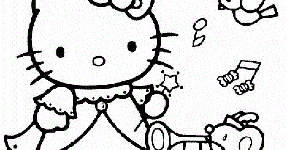 Best Hello Kitty Halloween Coloring Pages Photos | Big Collection Free