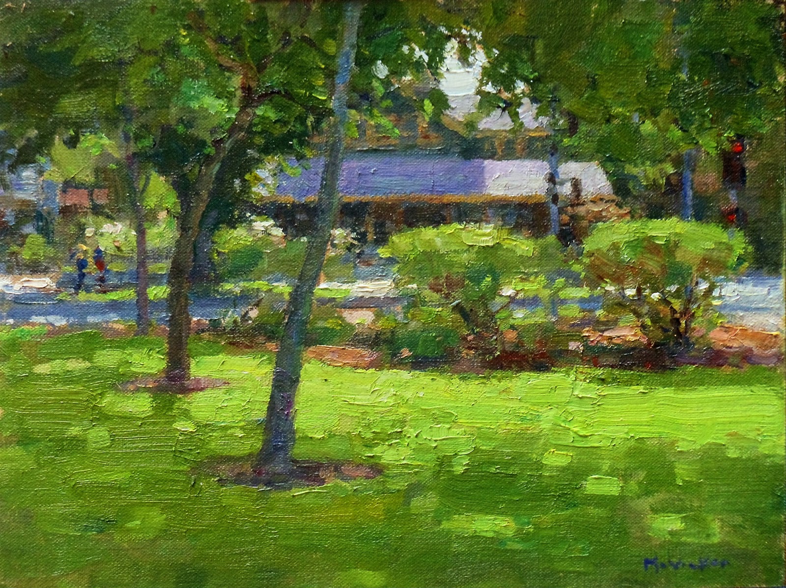 Lost Coast Daily Painters Park Painting by Jim McVicker