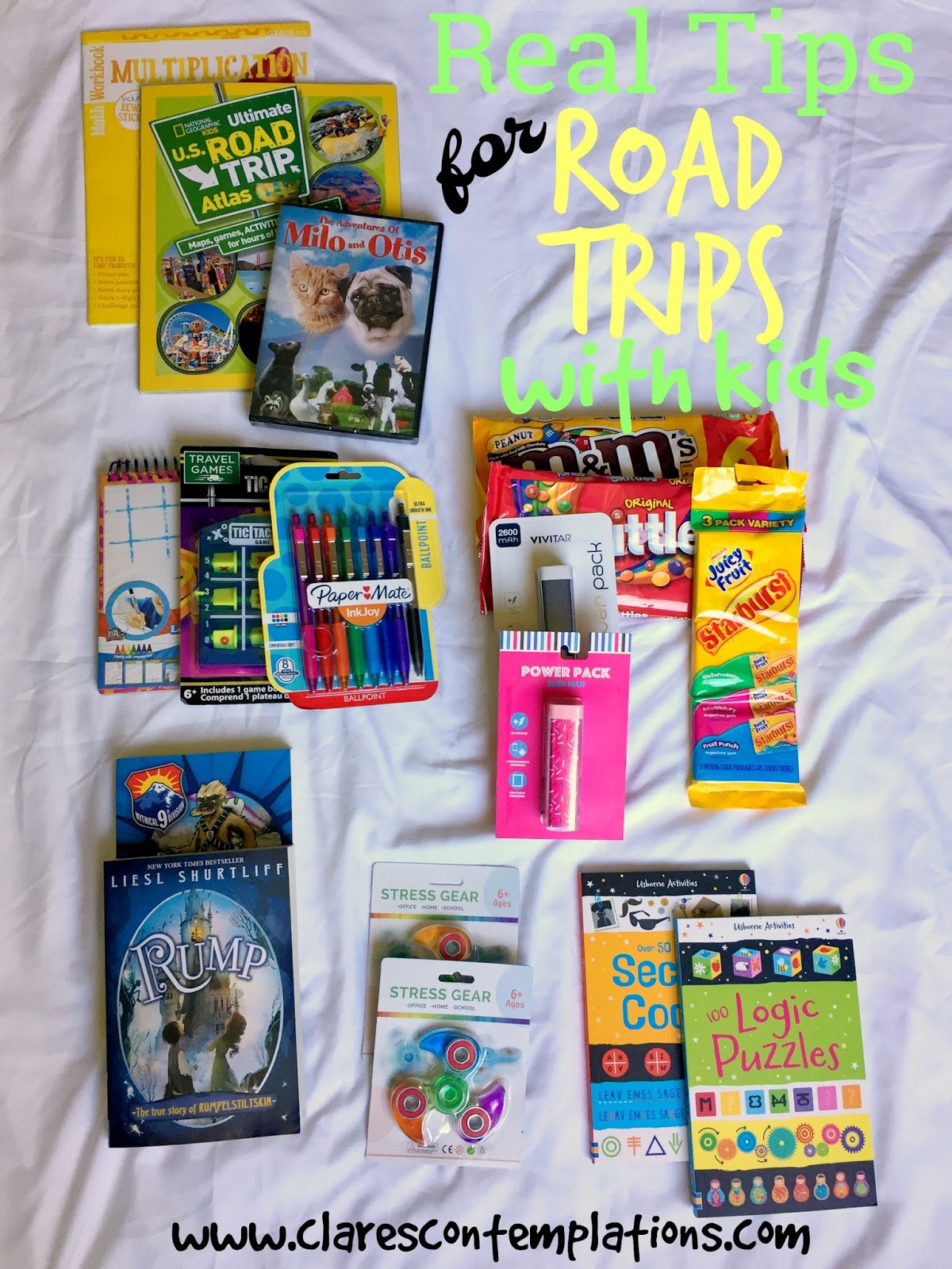 Top Must Haves For A Road Trip With Kids - Our Thrifty Ideas