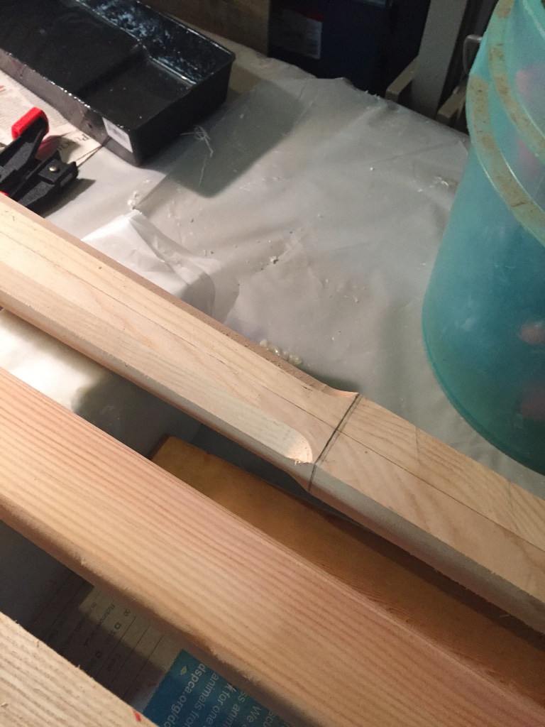 Ron's Pocketship Build Bowsprit, Boom and Boom Gallows work!