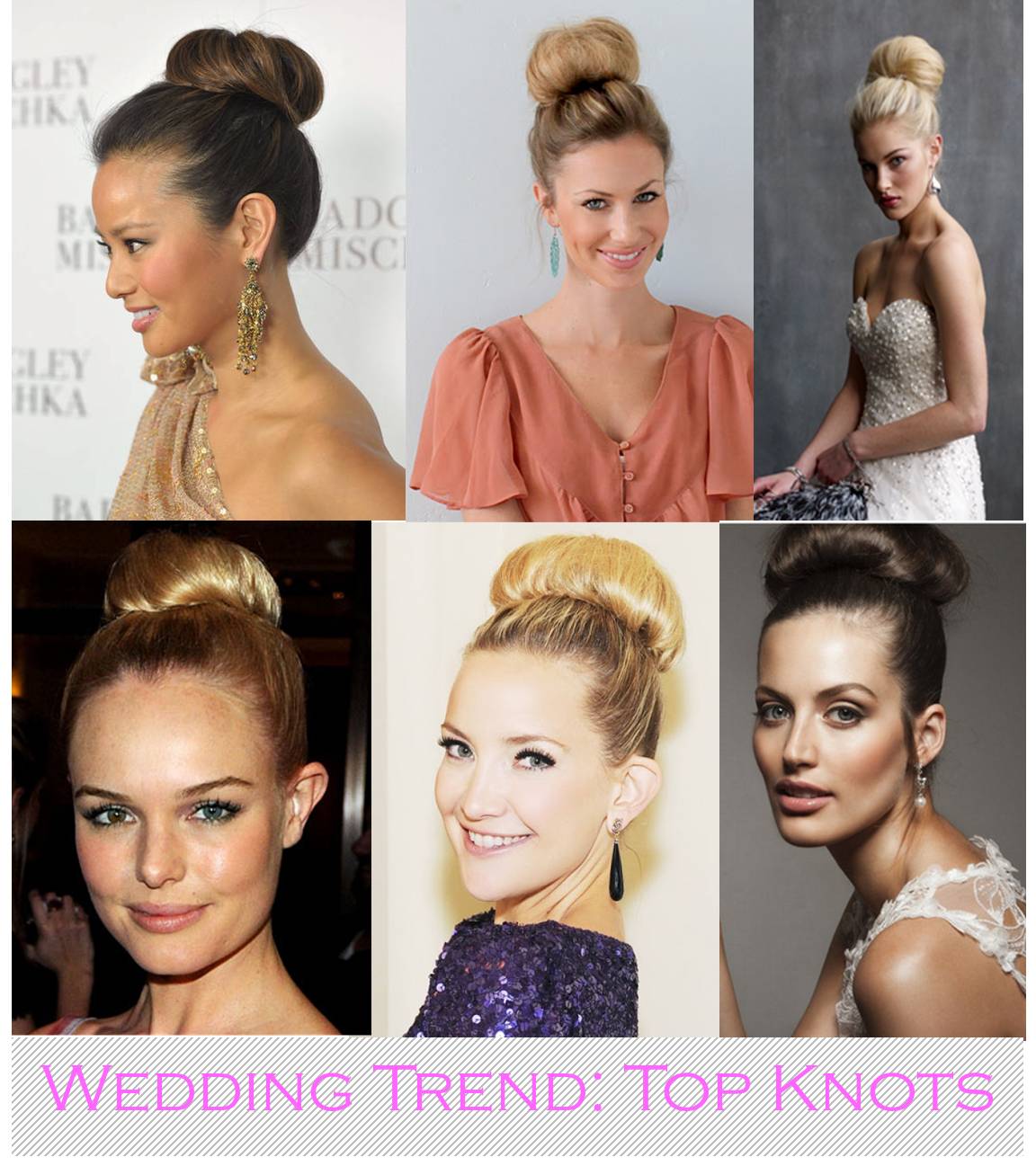 rivernorthLove Wedding Trends Top Knot
