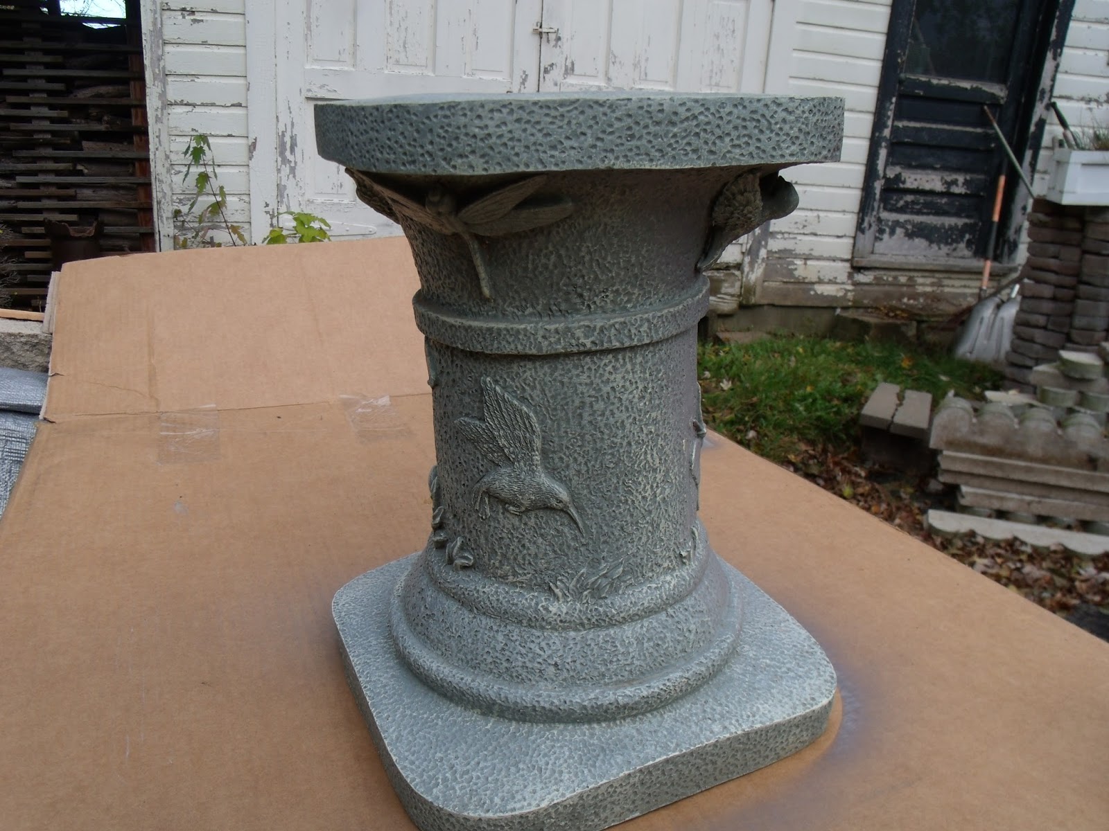 Gear Acres at Top of the Hill Spray Painting to Look Like Granite