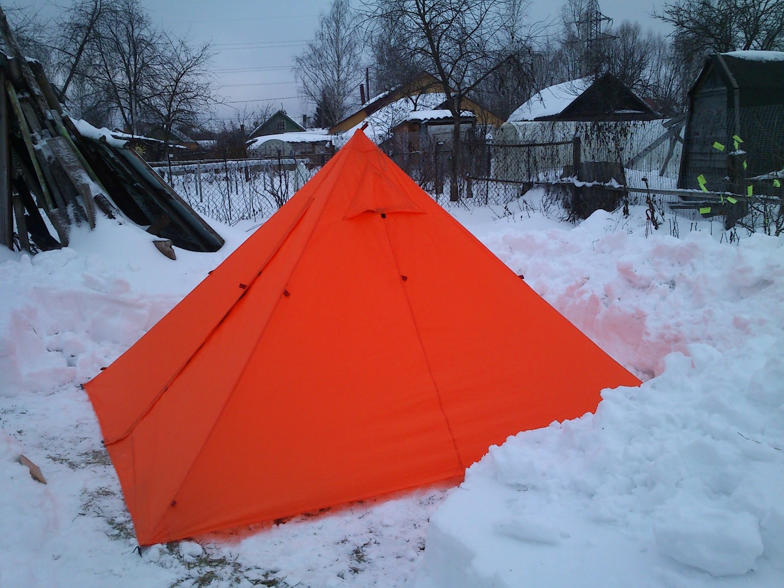 Зимняя палатка своими руками из пвх труб