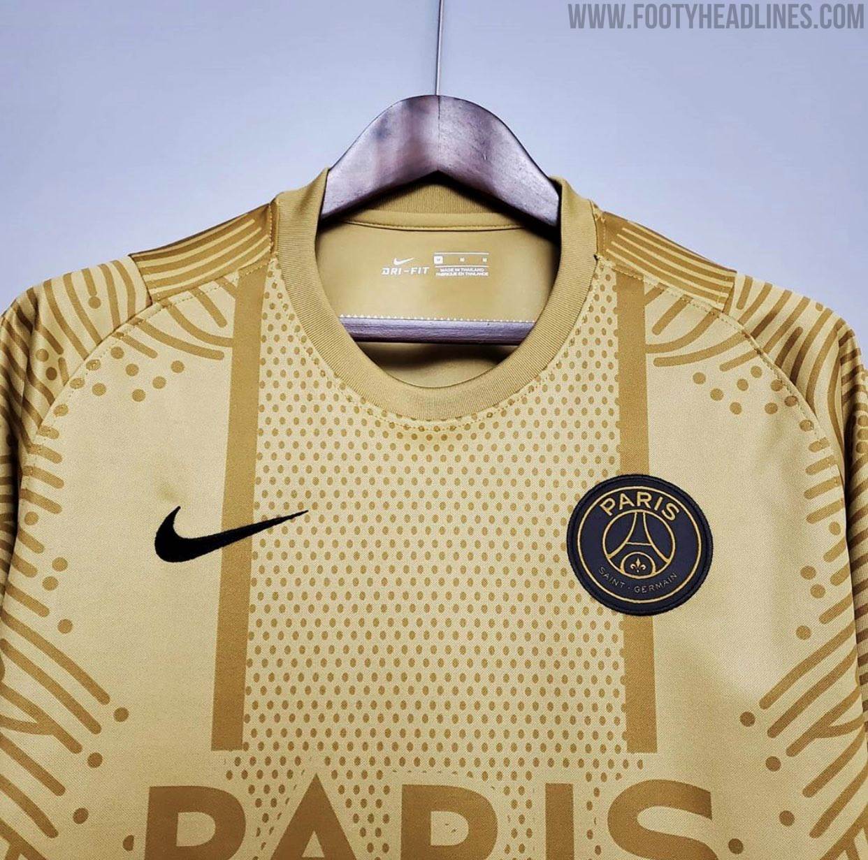 Gold FAKE Paris SaintGermain 2021 Kit Leaked  Footy Headlines