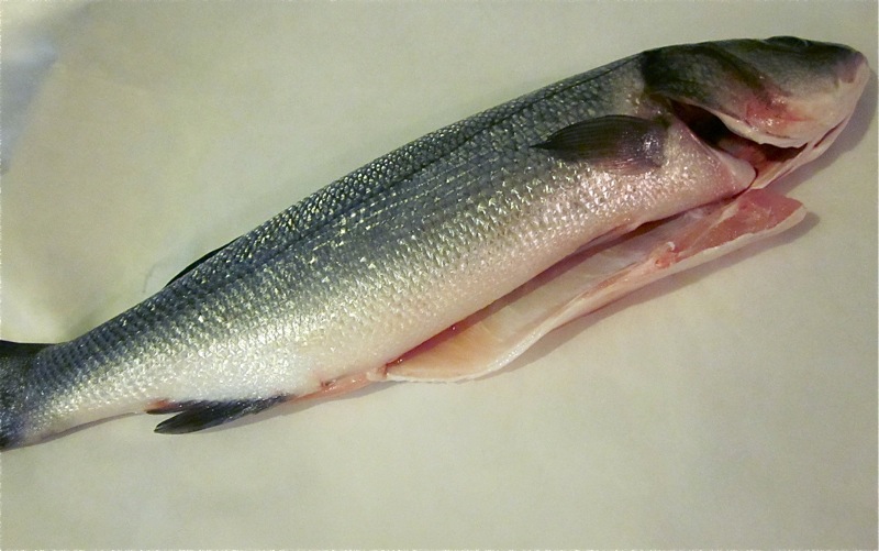 Popo's River whole Branzino steamed in oven
