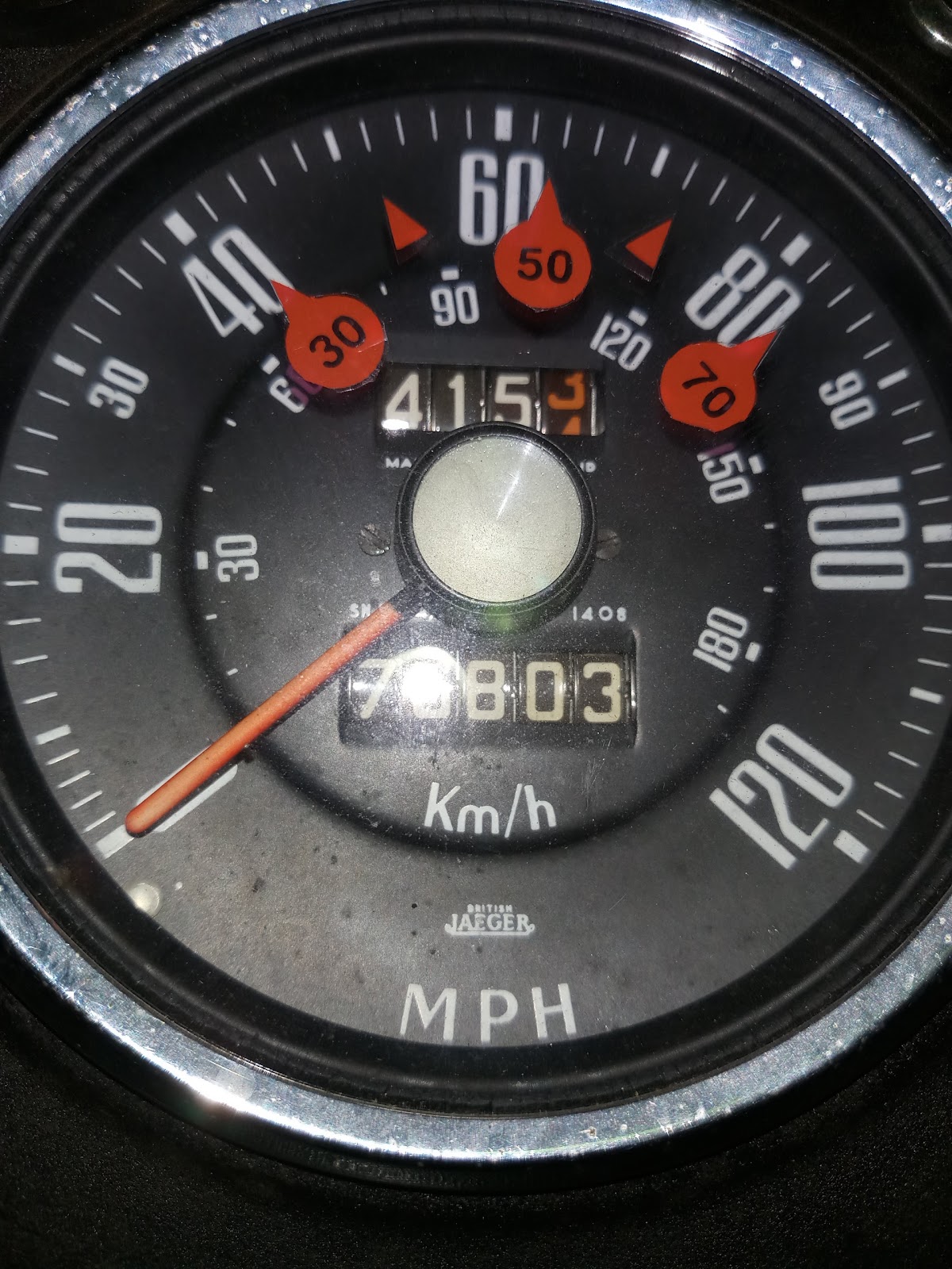Sunbeam Alpine Series 3 conversion to V6 2.8 Speedometer calibration