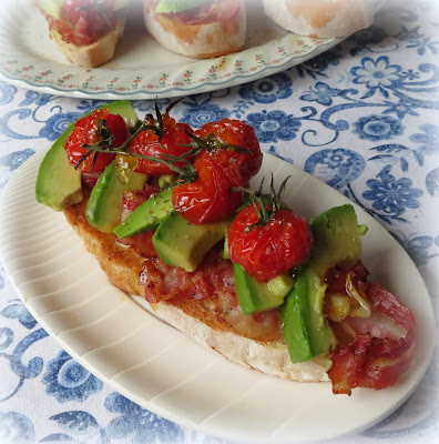 Tomato, Avocado & Pancetta on Toast