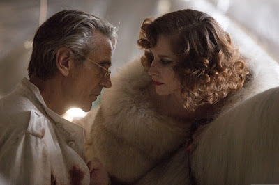 Jeremy Irons and Sienna Guillory in High-Rise