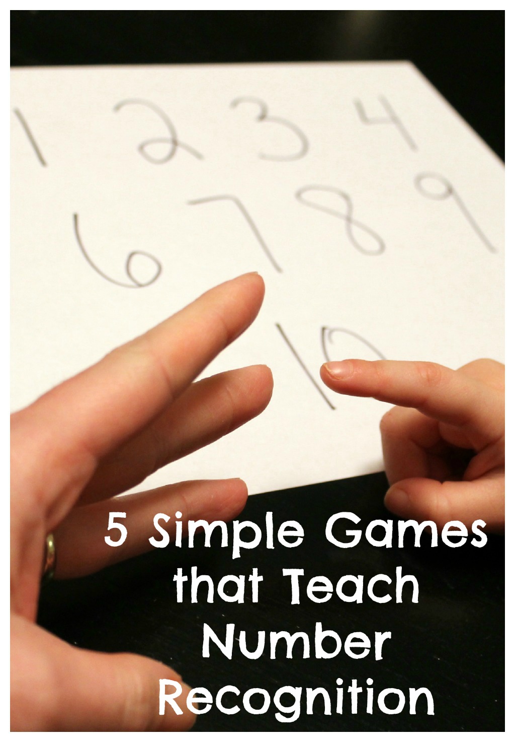 5 Simple Games for Teaching Number Recognition ~ Reading Confetti