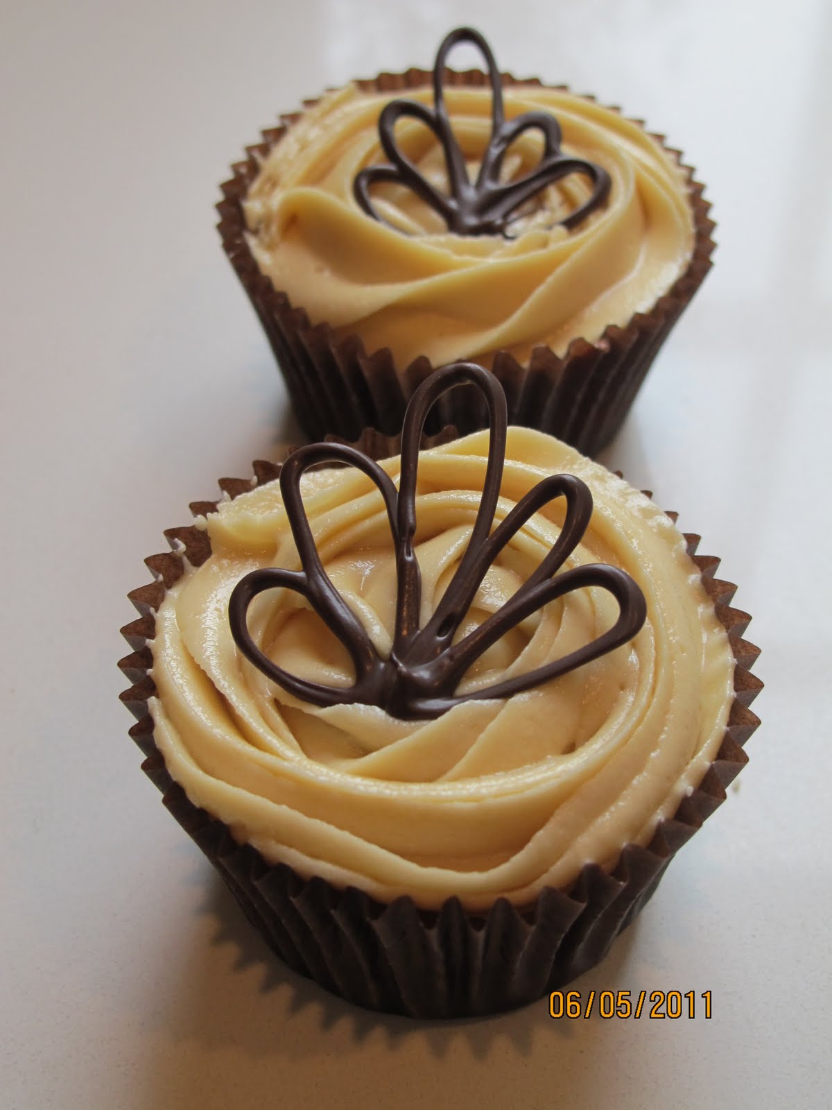 It's all about family and food Caramel Mud Cupcakes with Rich caramel