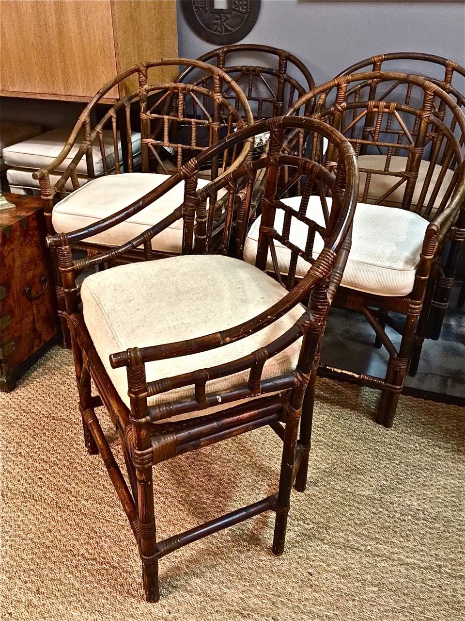 Jones and Cole BRIGHTON PAVILION STYLE DINING CHAIRS