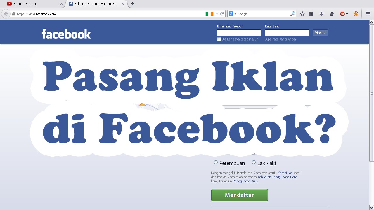 10 JenisJenis Iklan Di Facebook Dan Cara Cara Beriklan Di Facebook