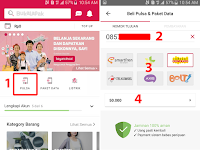 Cara Membeli Pulsa Online di Bukalapak Via Aplikasi Android Cara Membeli Pulsa Online di Bukalapak Via Aplikasi Android