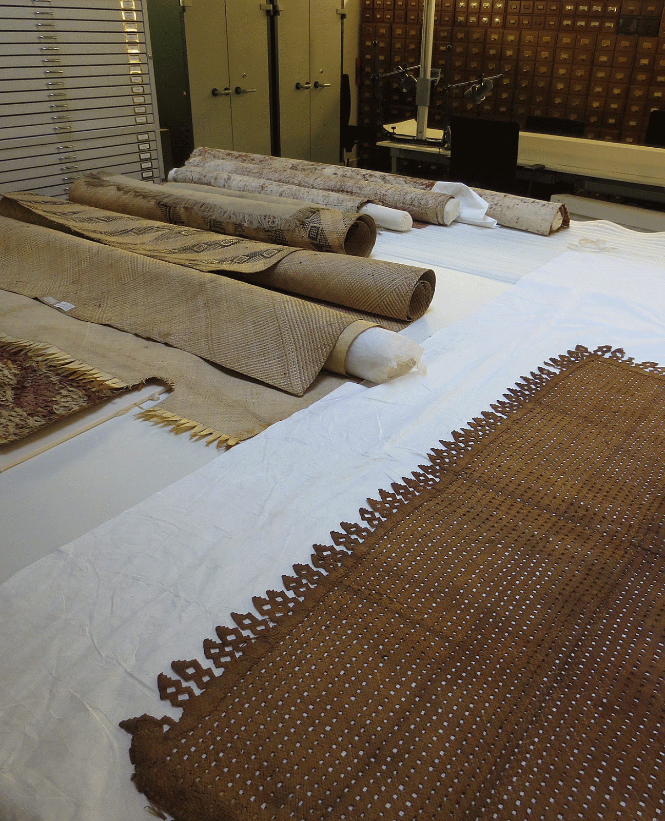 Conserving "Curiosities" Tongan Mats and Barkcloth