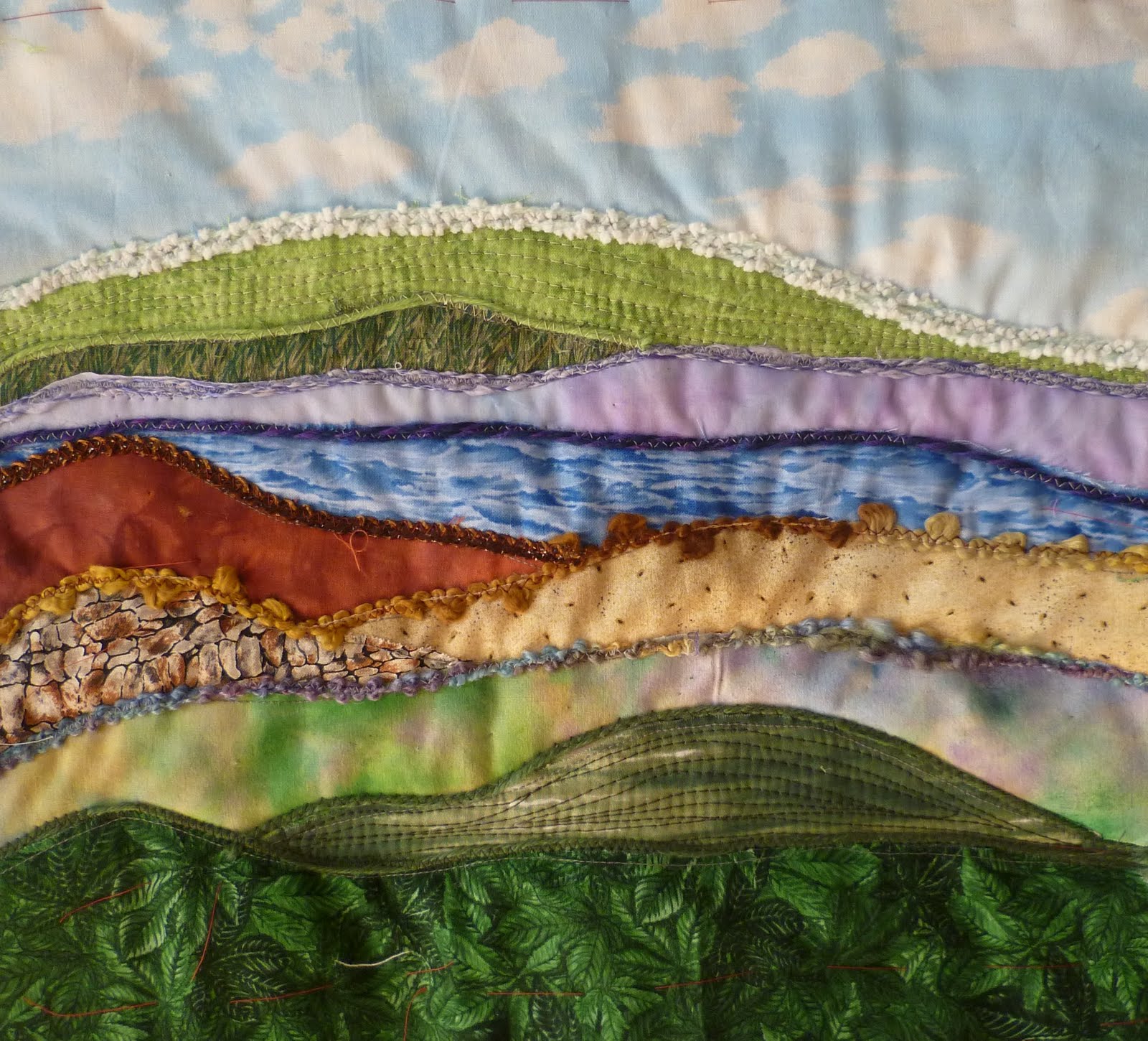 Jeaniality Patchwork Dorset Landscape