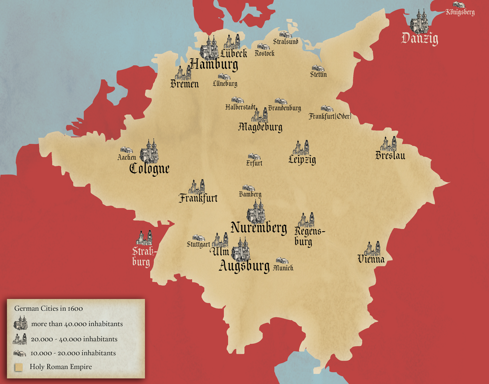 Largest German Cities 1600 Vivid Maps largest-german-cities-1600-vivid-maps