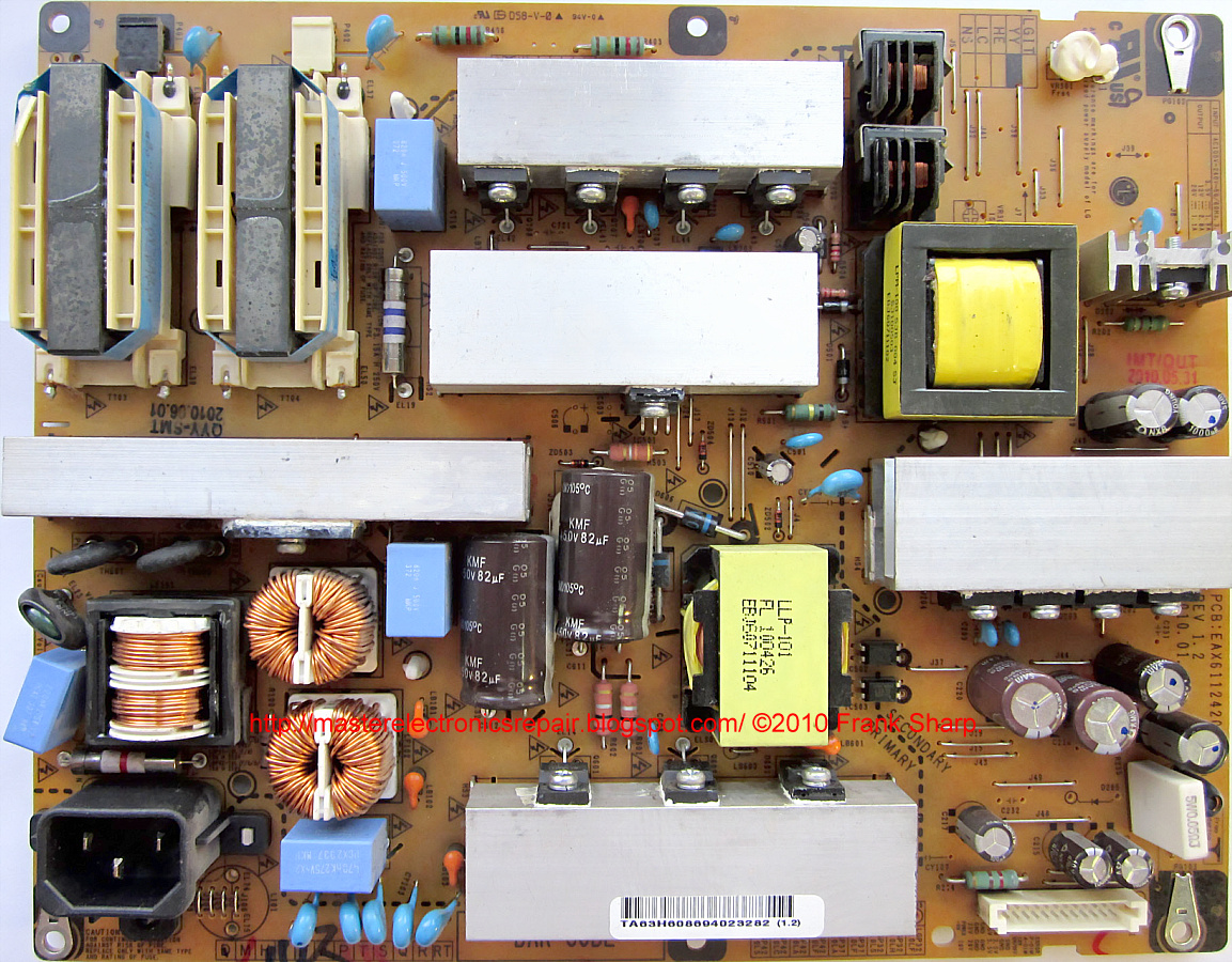 Master Electronics Repair !: REPAIR / SERVICING TV LG 42LD550
