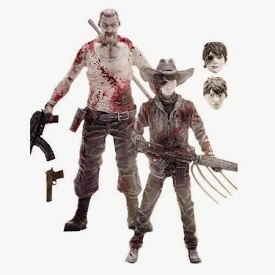 The Walking Dead Comic Series 4 Carl Grimes and Abraham Ford Action Figure 2-Pack