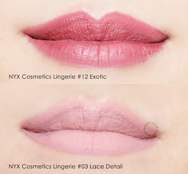 review NYX Cosmetics Lingerie Liquid Lipsticks