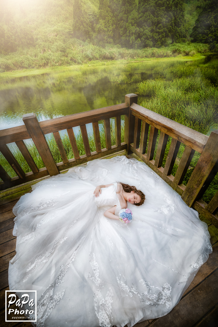 PAPA-PHOTO,自助婚紗,繡球花婚紗,夢幻婚紗,婚紗包套