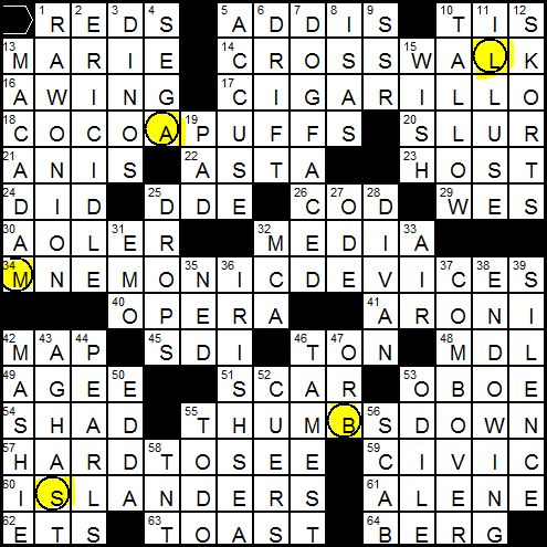 thursday sessa ed september corner crossword times