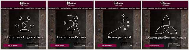 Pottermore - Testes para descobrir Casa de Hogwarts, Patrono, Varinha e Casa de Ilvermorny