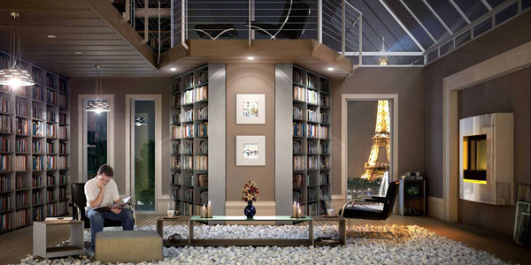 10 Cara Merancang Desain Perpustakaan dalam Rumah Minimalis benar suka membaca dan mengumpulkan berbagai jenis buku 10 Cara Merancang Desain Perpustakaan dalam Rumah Minimalis