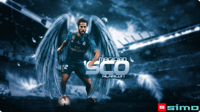 تحميل خلفيات إيسكو 4k موسم 2018 2019 لاعبي كرة القدم أضواء النيون ريال مدريد فرانسيسكو رومان الاركون سواريز كرة القدم مروحة الفن الدوري بيرنابيو عريضة 3840x2400 جودة عالية Hd صور خلفيات