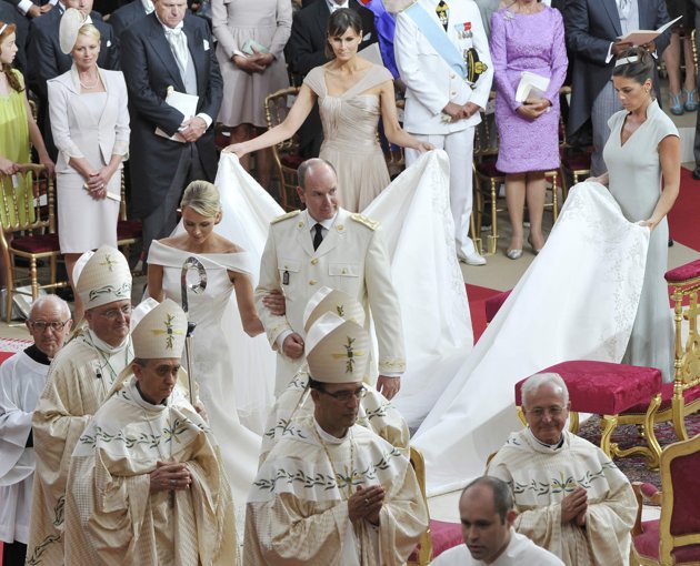 Grace Kelly�s son Prince Albert II weds Charlene Wittstock