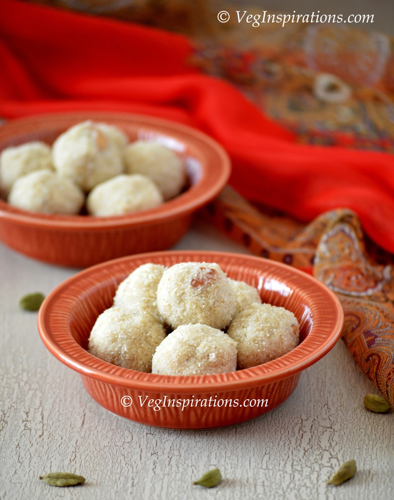 Oat Rava Ladoo ~ Indian sweet made with oat and semolina | Veg Inspirations