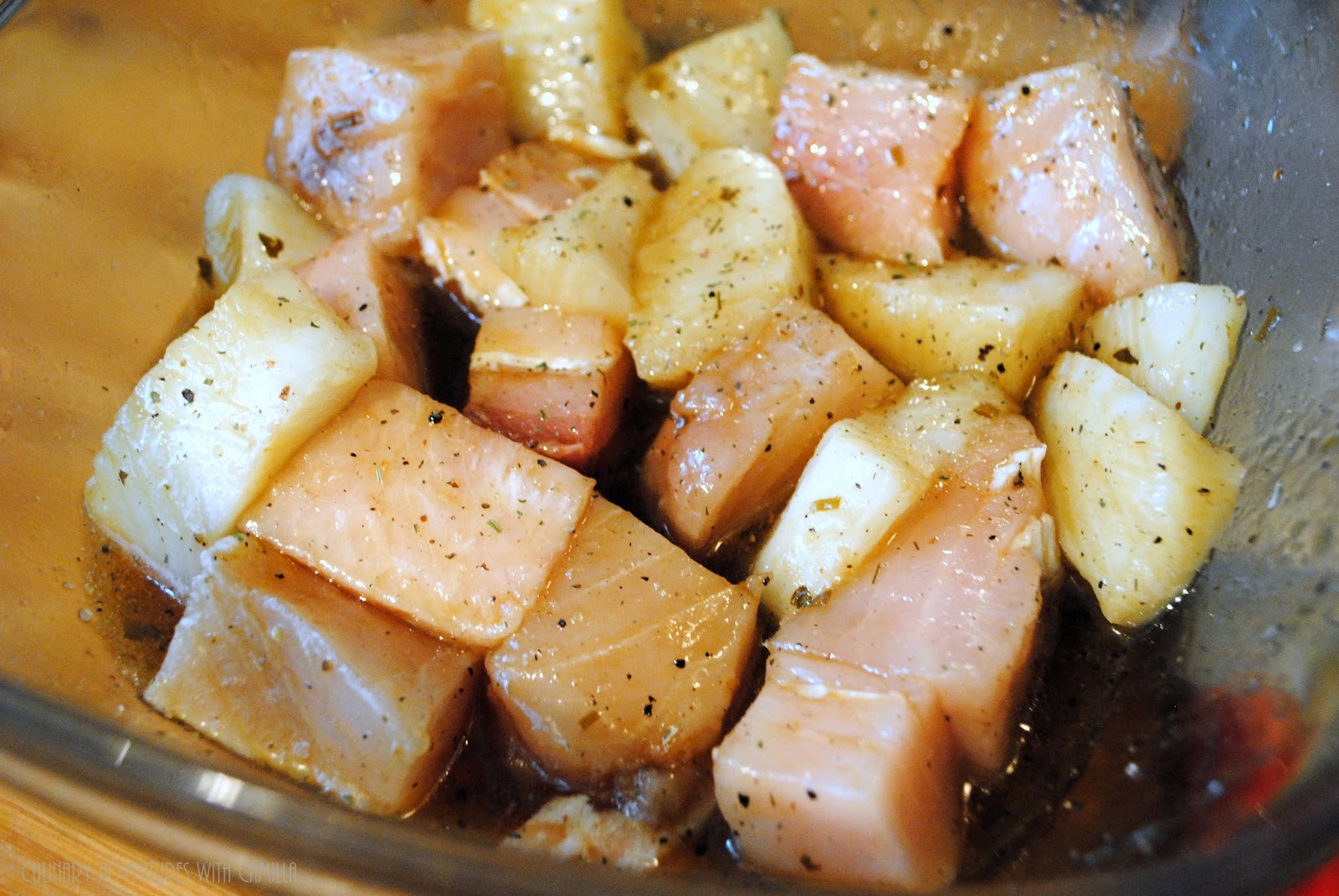 Sea Bass Skewers + Blackbeard Cocktails FoodieFootballFans