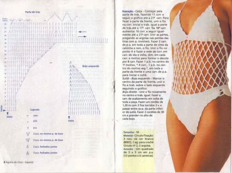 Bikinis en crochet Manos de Tete