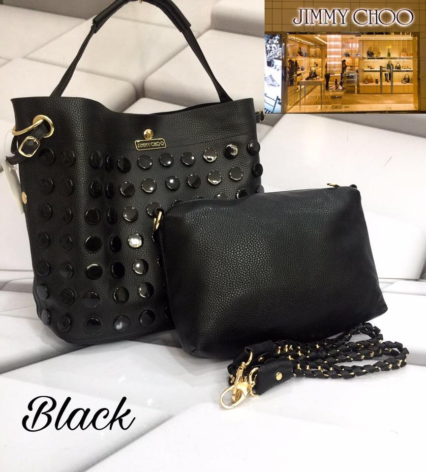 TELUGU WEB WORLD JIMMY CHOO FULL BUTTON SHOULDER BAG SET