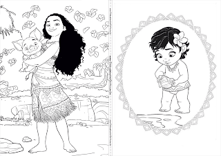 Moana: Libro para Colorear para Imprimir Gratis. Moana: Libro para Colorear para Imprimir Gratis.