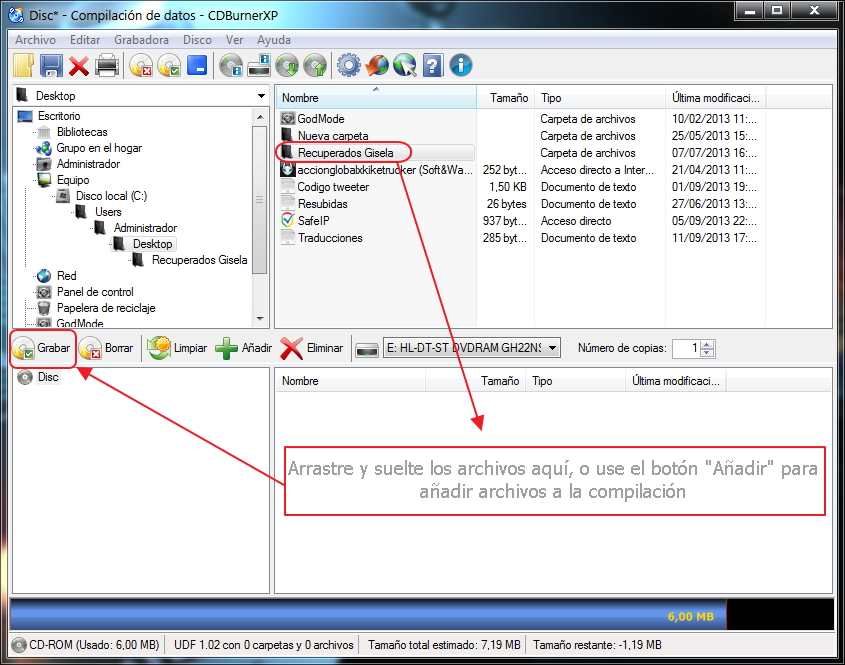 CDBurnerXP 4.5.7.6452 Final + Portable Completa suite de grabación