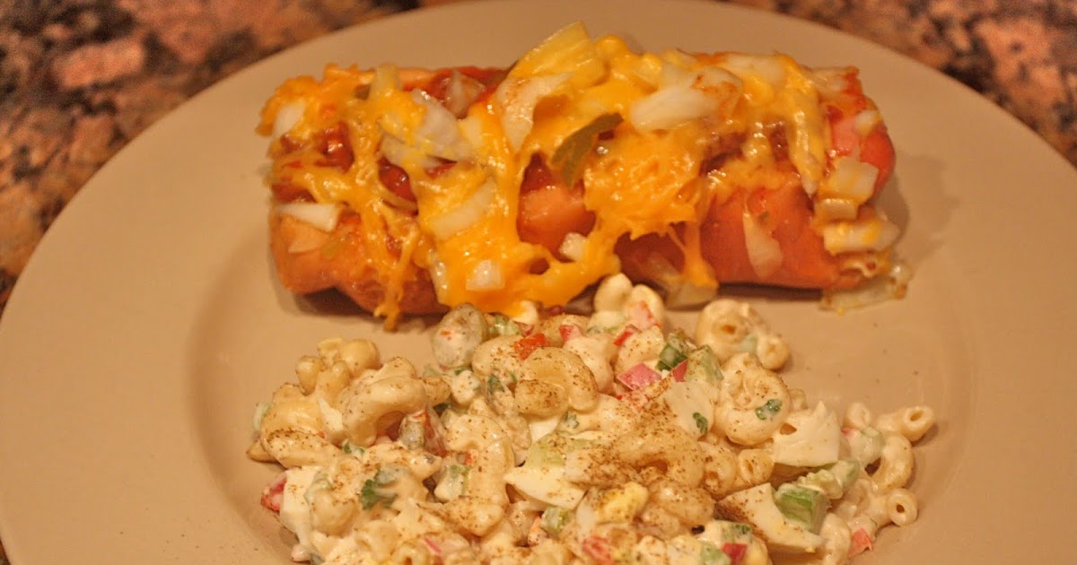 Hot Dogs and Macaroni Salad