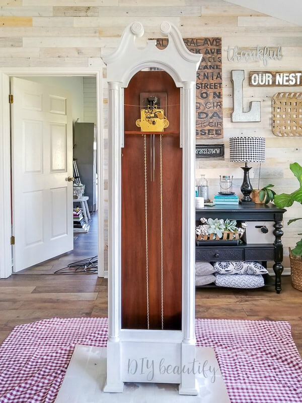 Grandfather Clock Makeover DIY Beautify Creating Beauty at Home