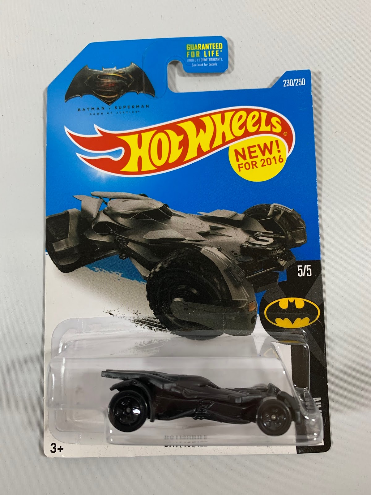JME Diecast Batmobile Collection BATMOBILE (BvS) Hot Wheels